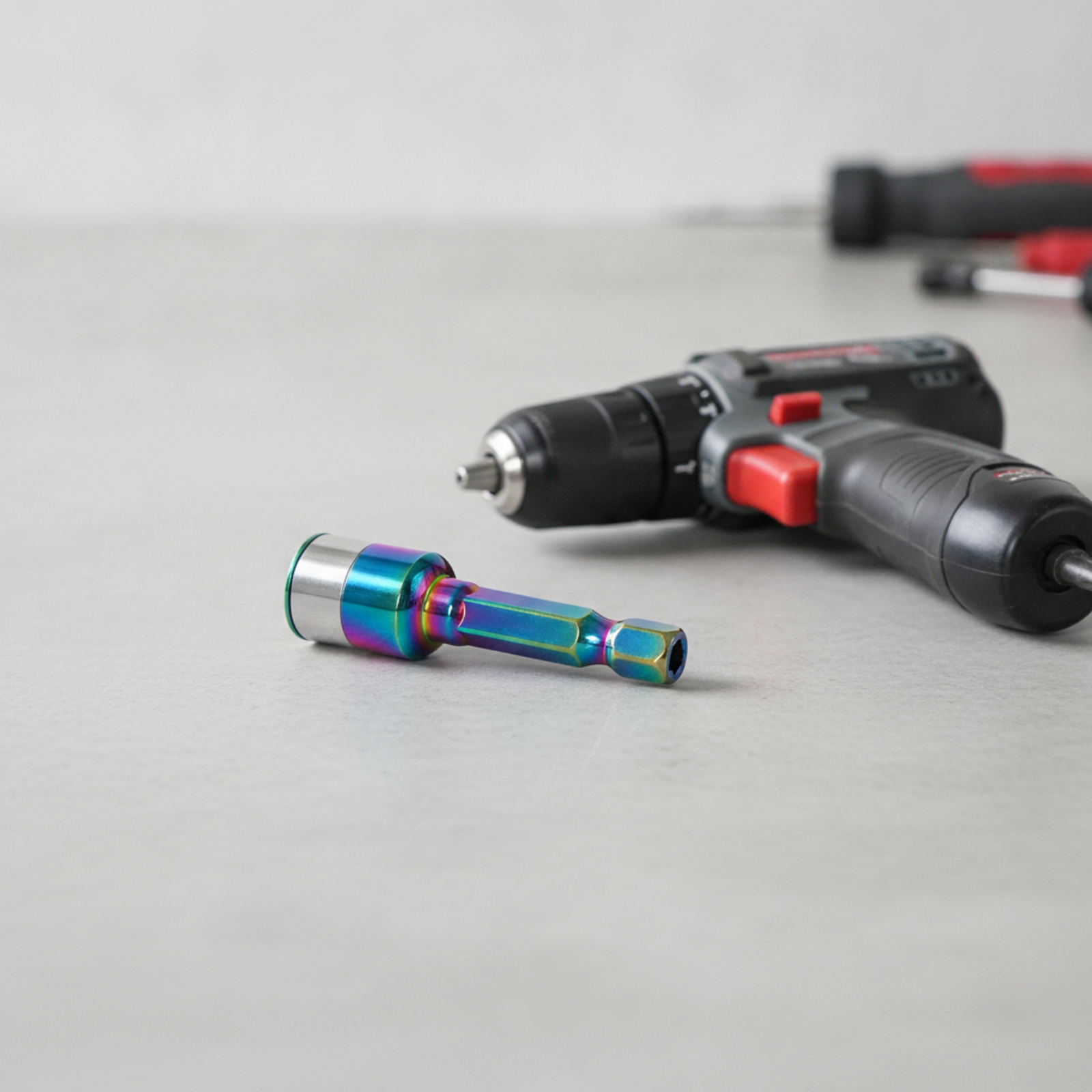 Tools In Workshop - Drill-Tail Screw Socket Secure Fit Hex