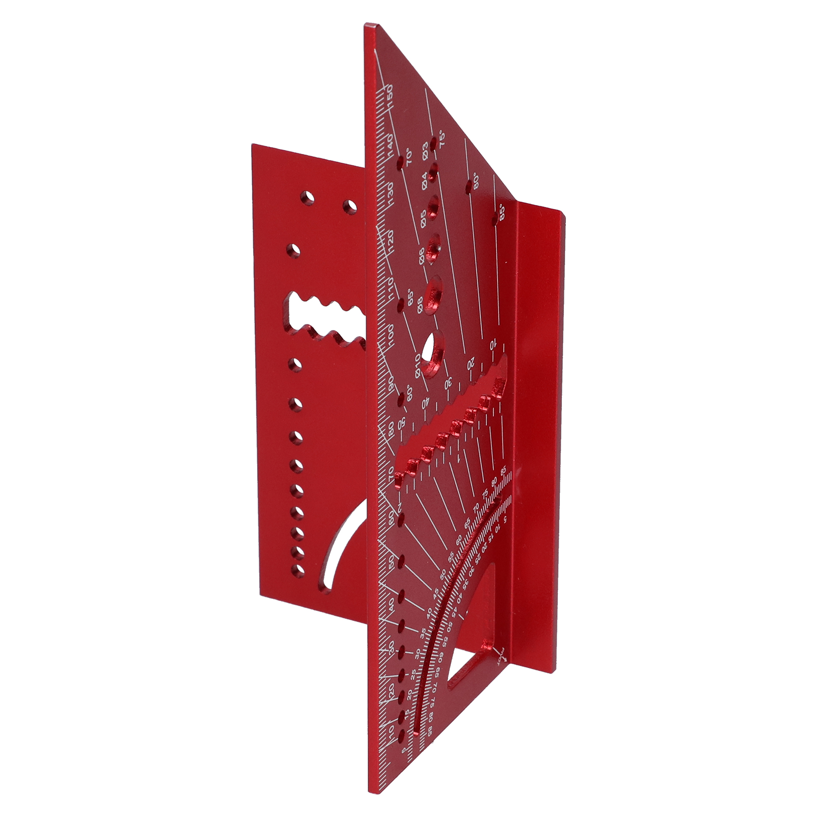 Workshop Measuring Tools - Woodworking Square Size Measure Ruler Aluminum