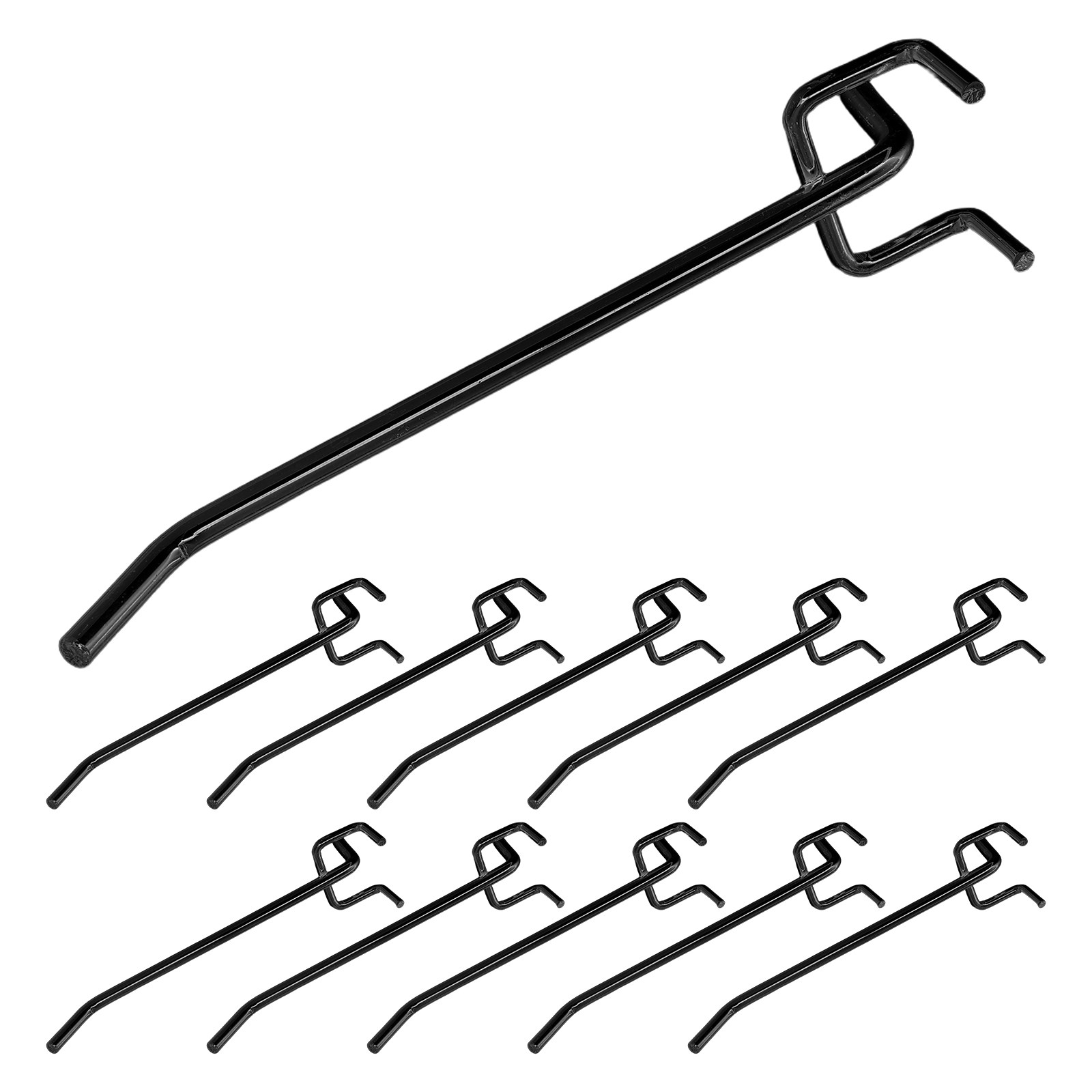 Workshop Tools Store - 30Pcs Metal Pegboard Hooks Heavy Duty