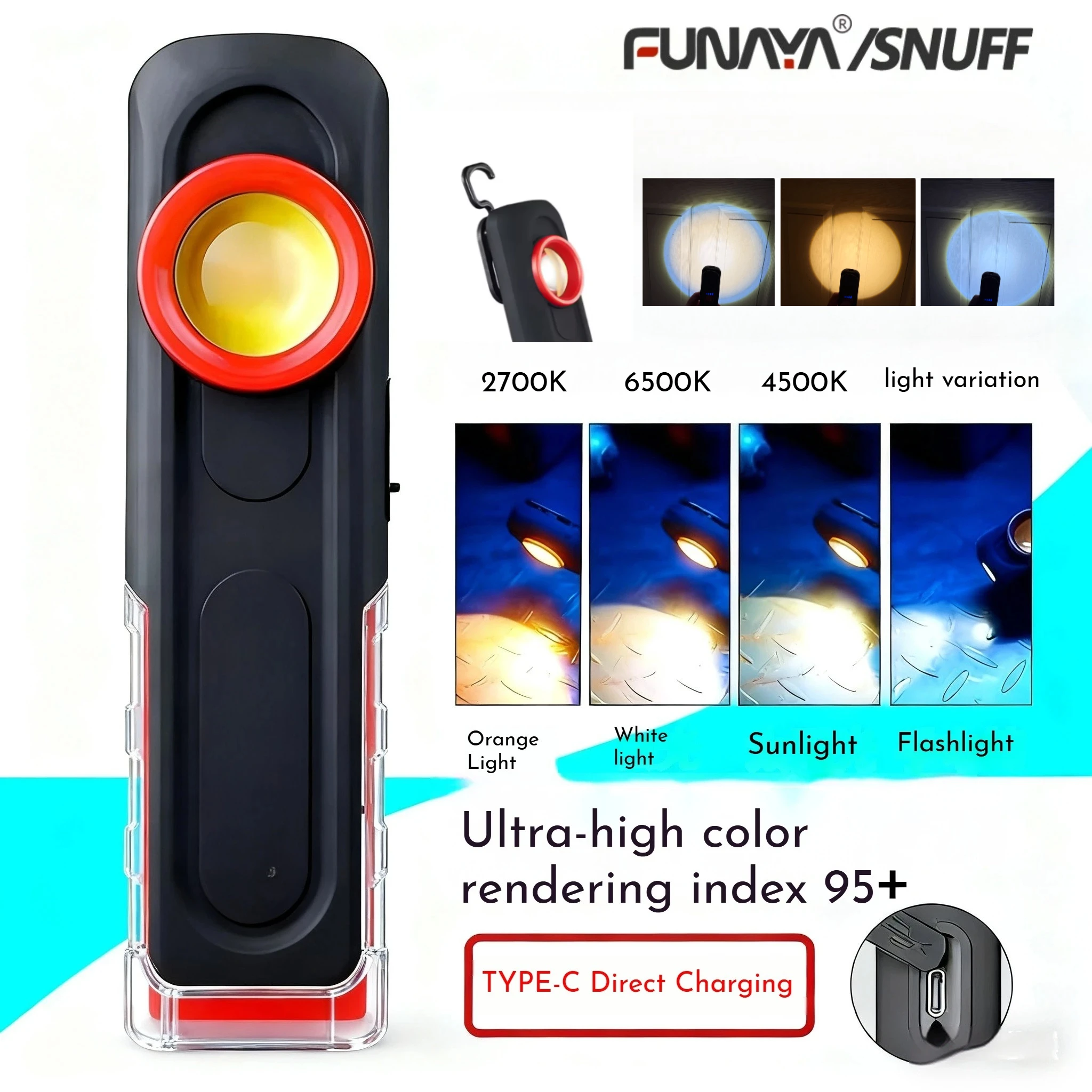 Tools In Workshop - FUNAYA Portable Flashlight Car Detailing Tools