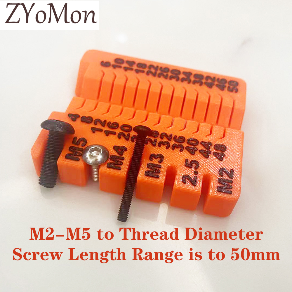 Workshop Measuring Tools - 1pc Metric M2-M5 Length to 50mm