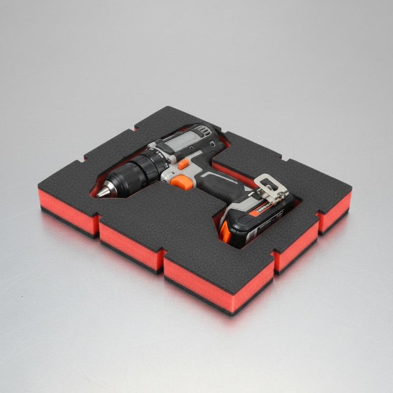 Tools In Workshop - 1Pcs Red Black Shockproof Foam Insert