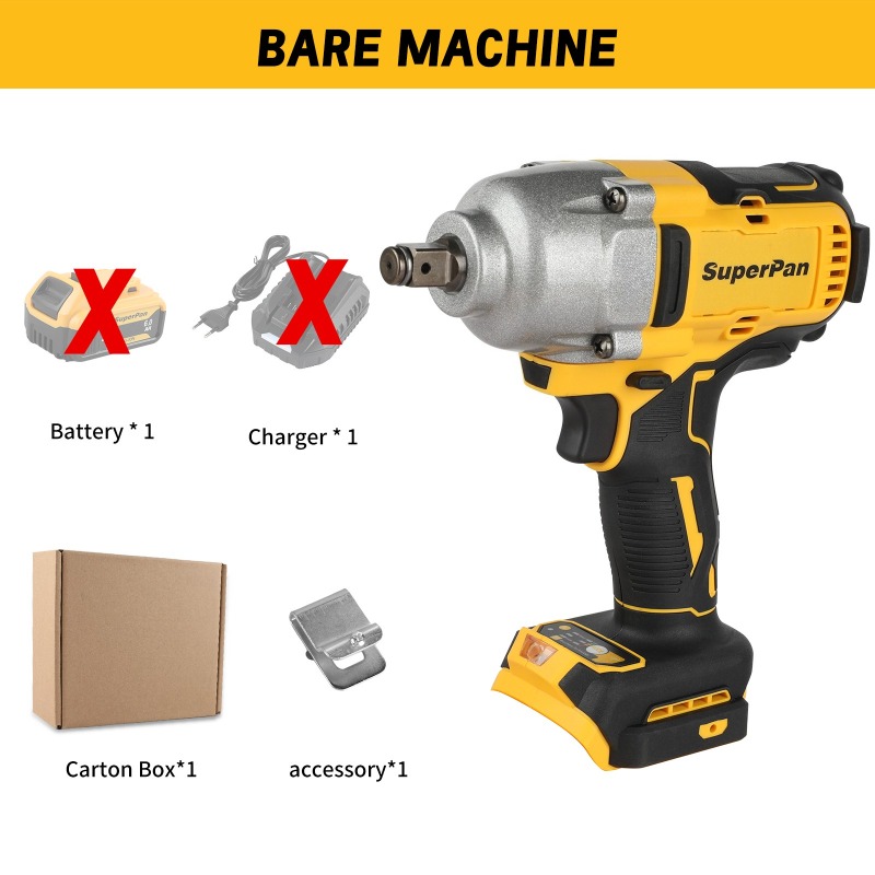 Workshop Tools Automotive - High Torque Cordless Impact Wrench Bare