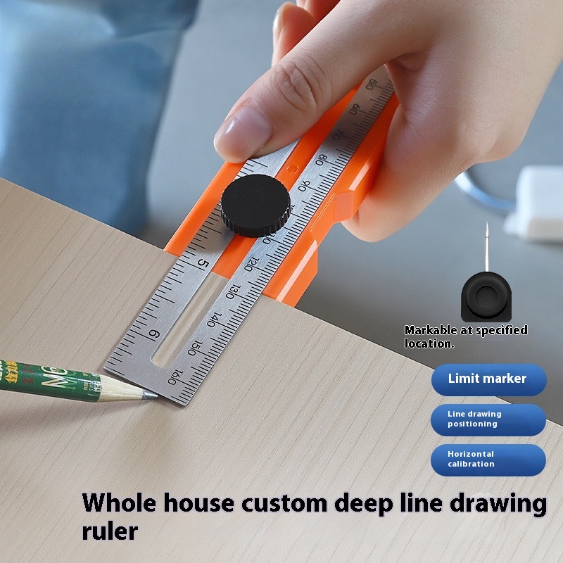 Multi-role Depth Measuring Rul - Workshop Measuring Tools ulasan dan harga
