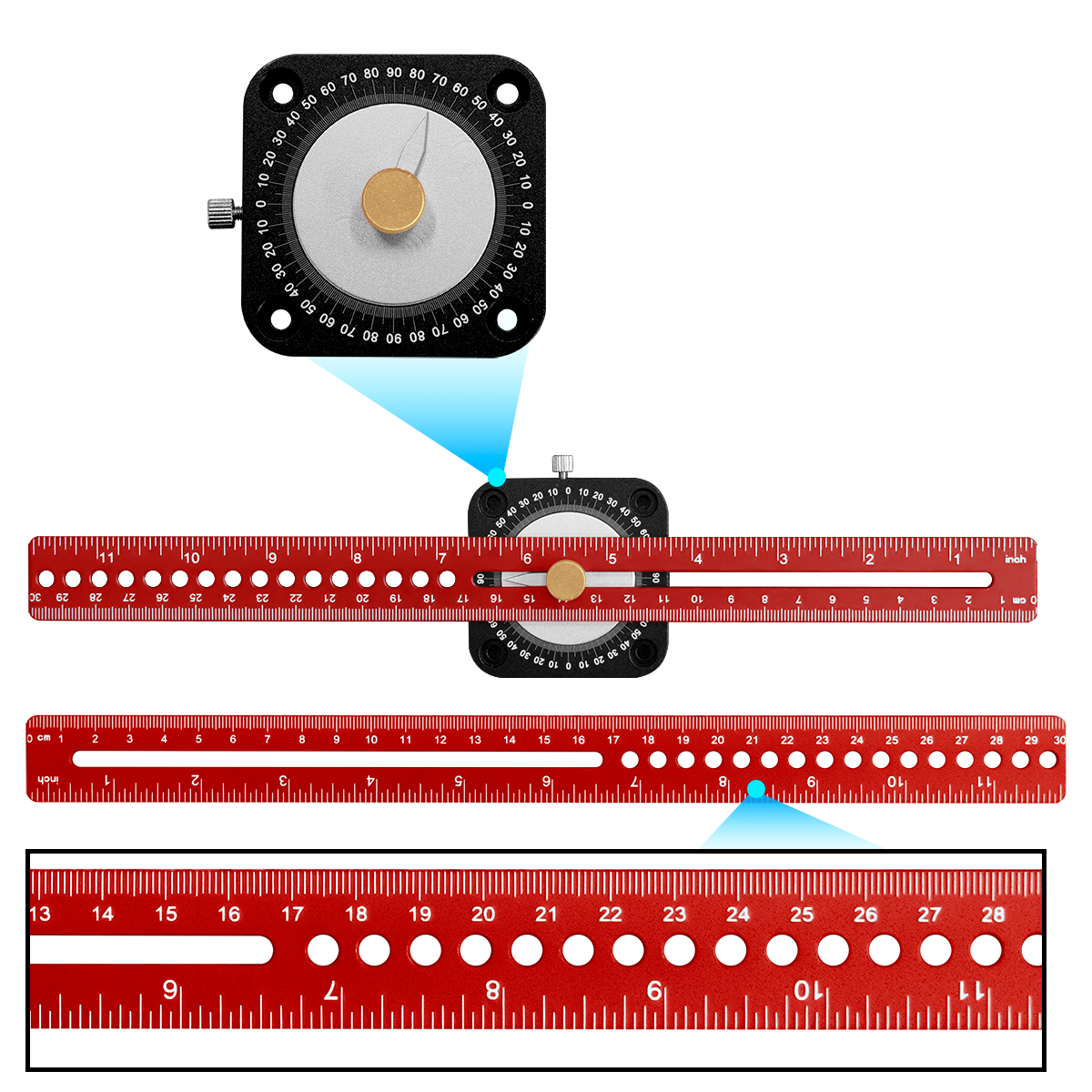 New Woodworking Scriber 360° P - Workshop Measuring Tools ulasan dan harga