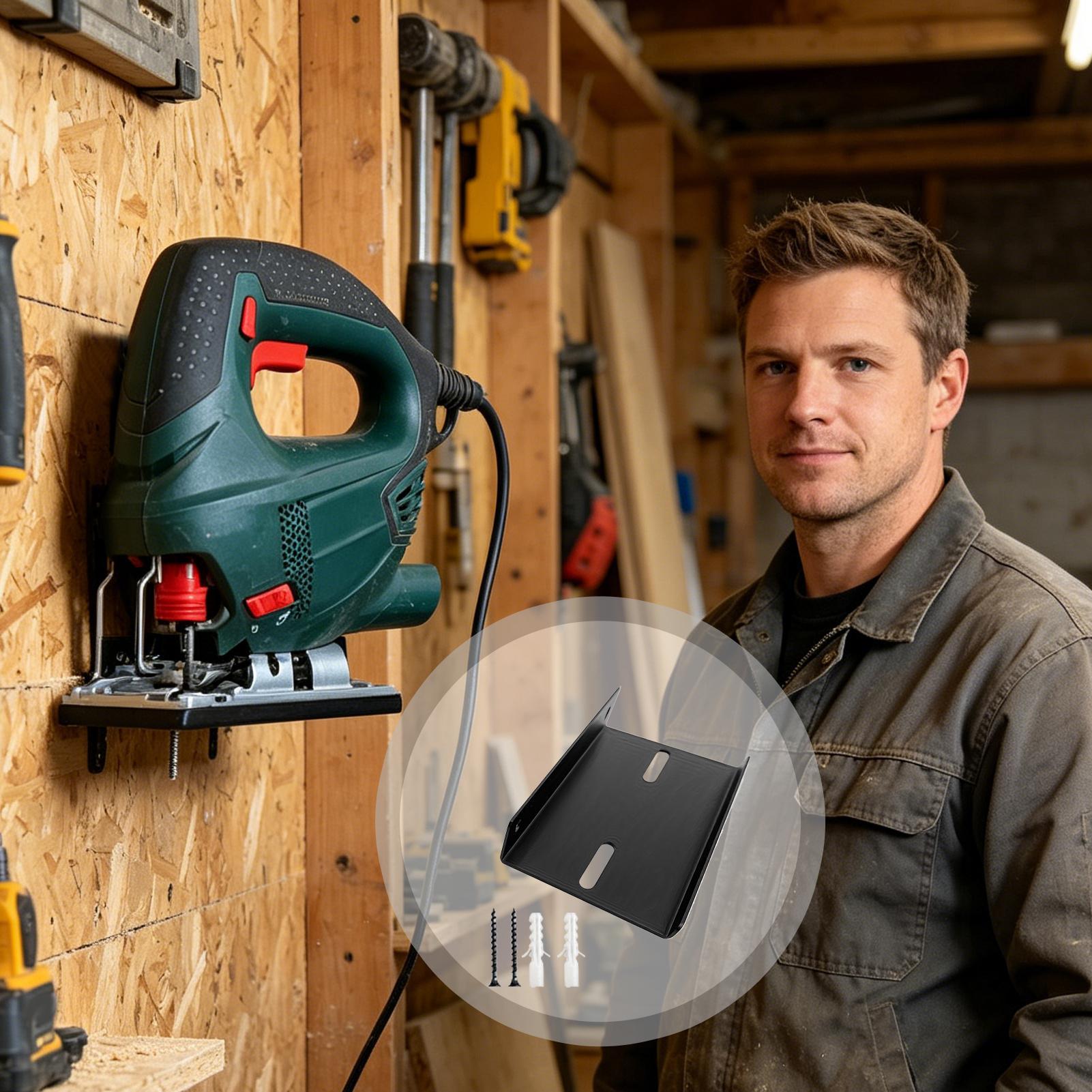 Saw Holder Wall Mount Metal Un - Workshop Tools Store ulasan dan harga