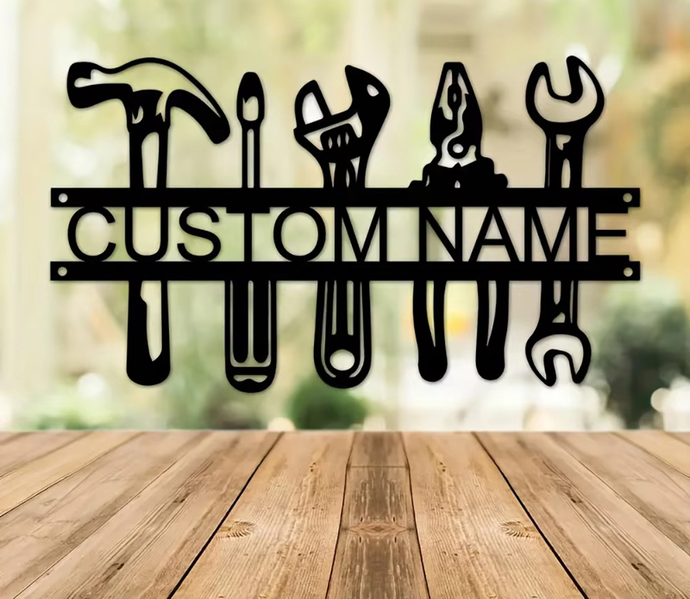 Customized Name Industrial Sty - Workshop Tools And Names ulasan dan harga