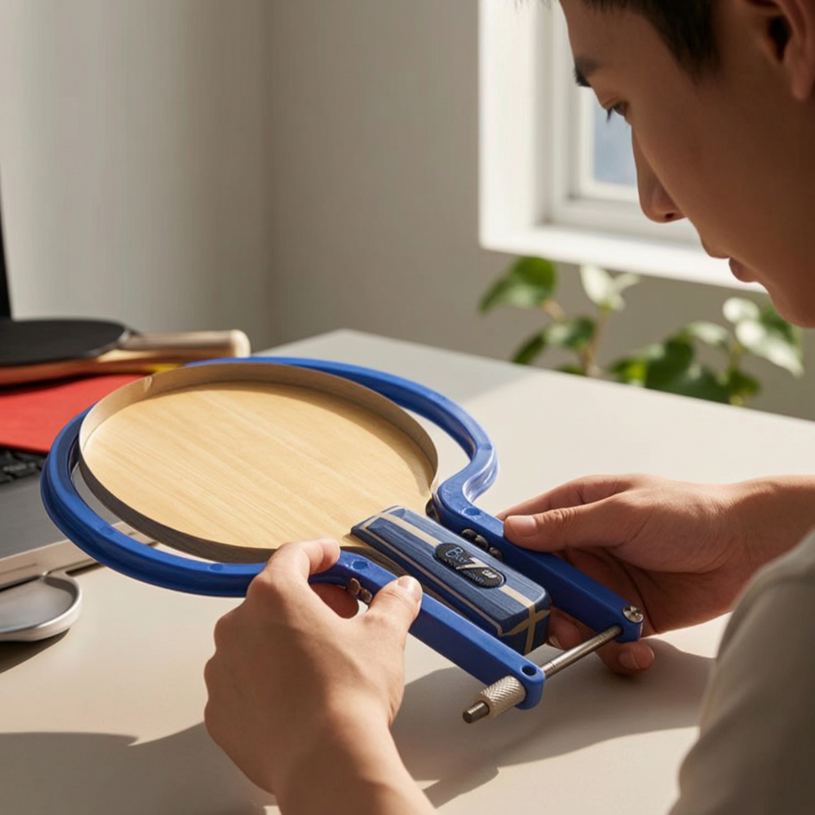 Table Tennis Racket Rubber Cut - Tools In Workshop ulasan dan harga