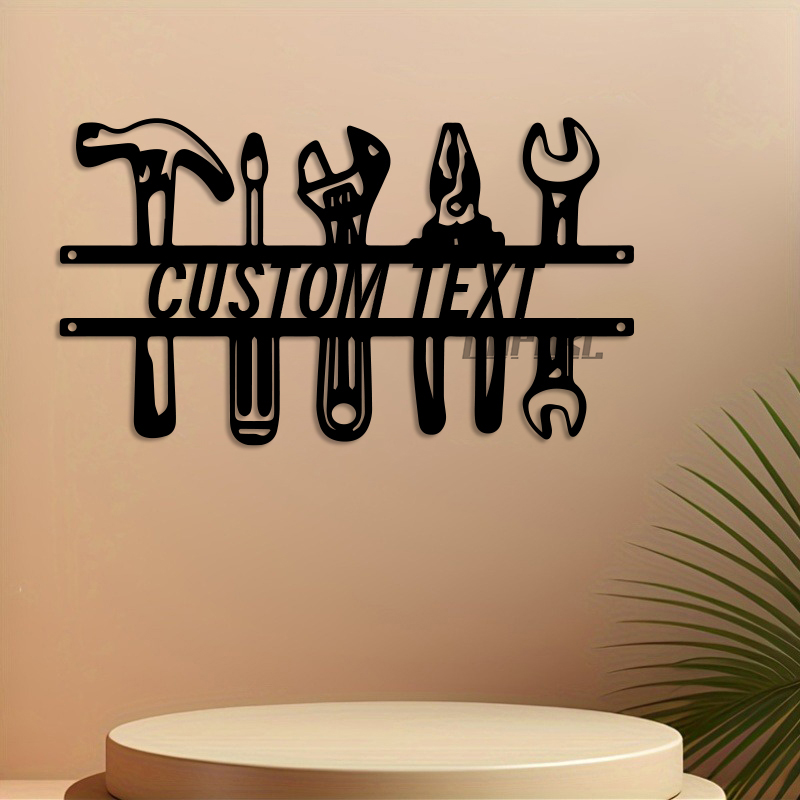 DIY Industrial Style Iron Wall - Workshop Tools And Names ulasan dan harga