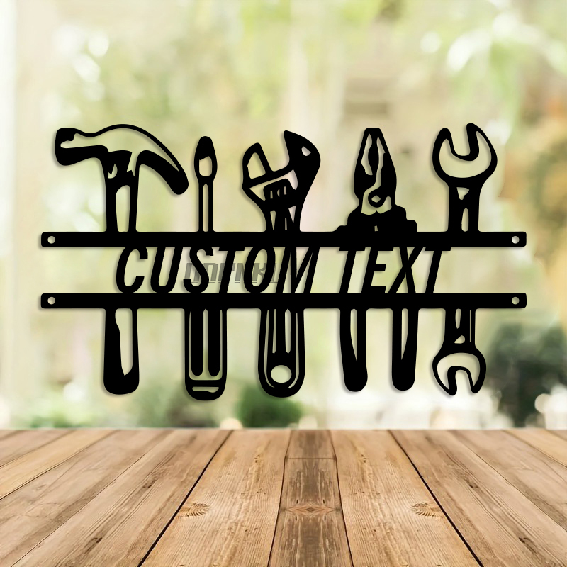 DIY Industrial Style Iron Wall - Workshop Tools And Names ulasan dan harga