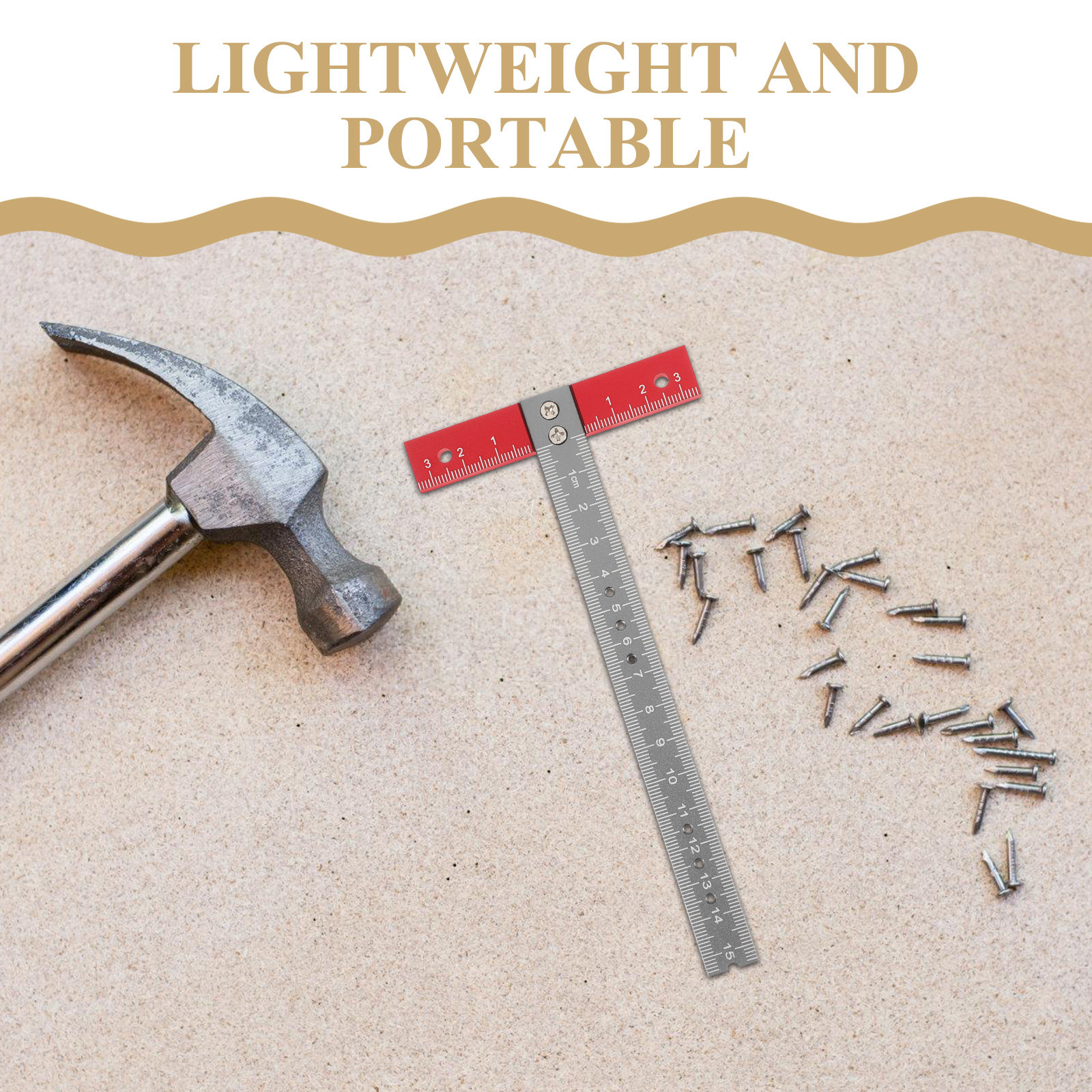 T Ruler Aluminum Alloy Precise - Workshop Measuring Tools ulasan dan harga