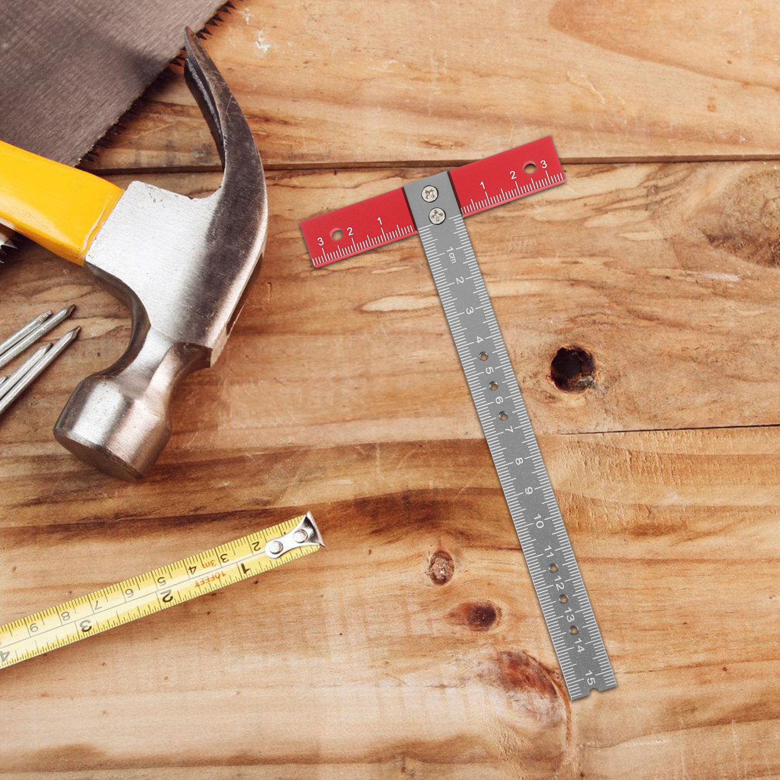 T Ruler Aluminum Alloy Precise - Workshop Measuring Tools ulasan dan harga