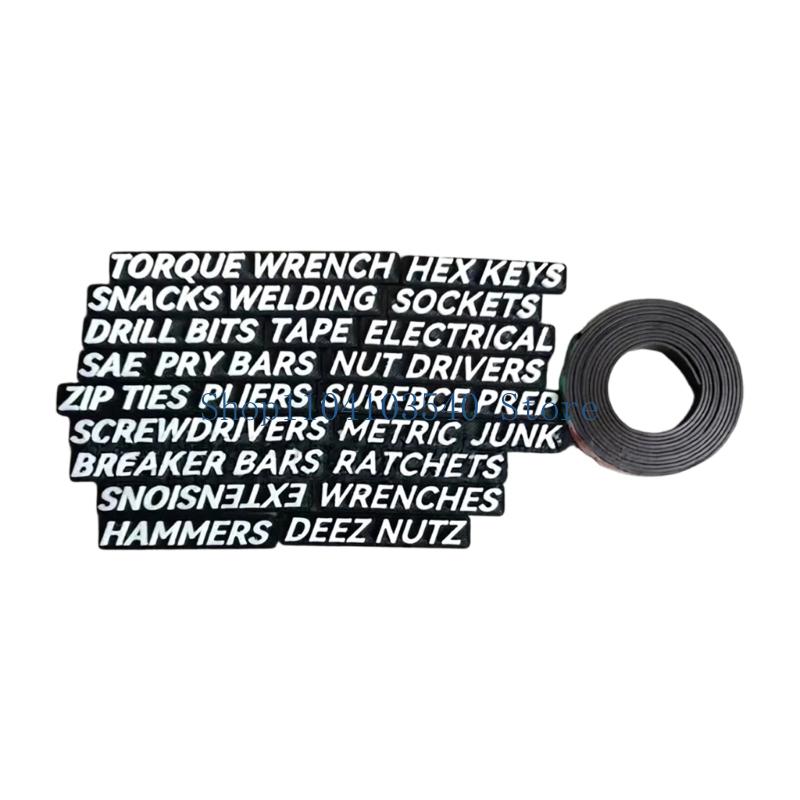 02DC Workshop Drawer Labels Ra - Workshop Tools And Names ulasan dan harga