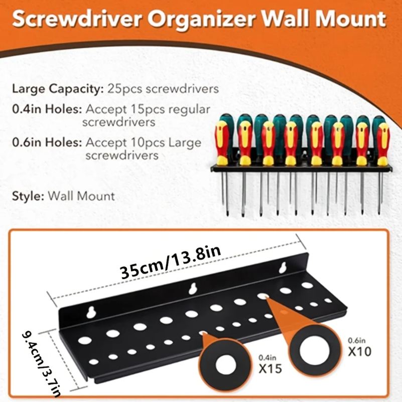 Tool Organizer Rack screwdrive - Workshop Tools Store ulasan dan harga