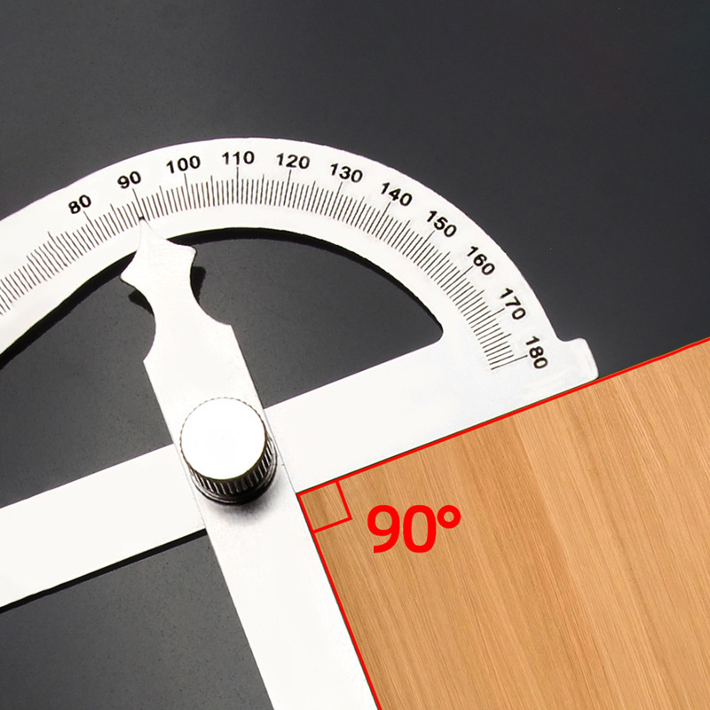 180 Degree Protractor Metal An - Workshop Measuring Tools ulasan dan harga