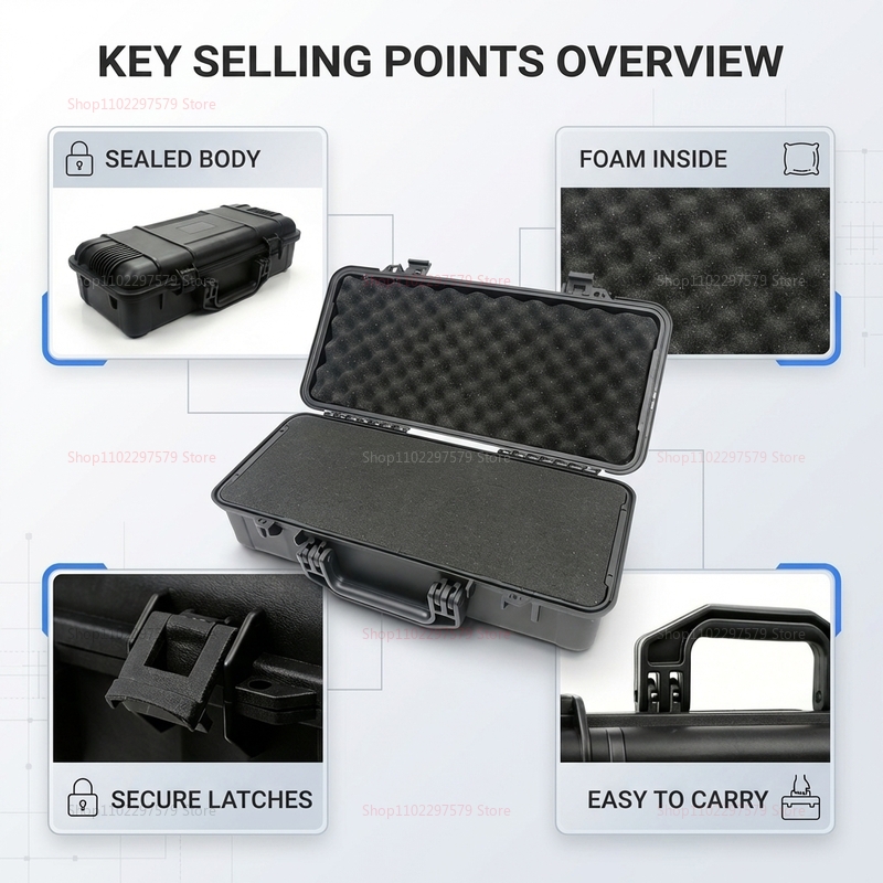 Portable Waterproof Tool Box,  - Workshop Tools Store ulasan dan harga