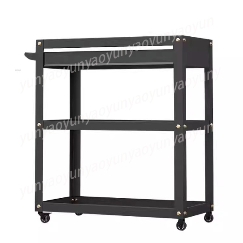 Heavy Duty 3 Tier Rolling Cart - Workshop Tools Trolley ulasan dan harga