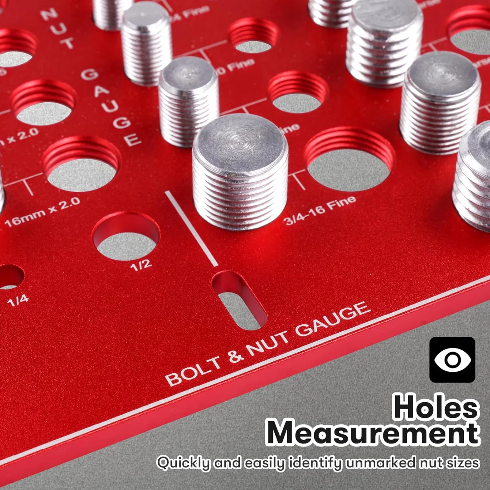 Nut and Bolt Thread Gauge Set  - Workshop Measuring Tools ulasan dan harga