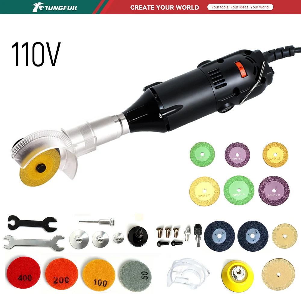 TUNGFULL 110V Mini Angle Grind - Workshop Tools And Equipment ulasan dan harga