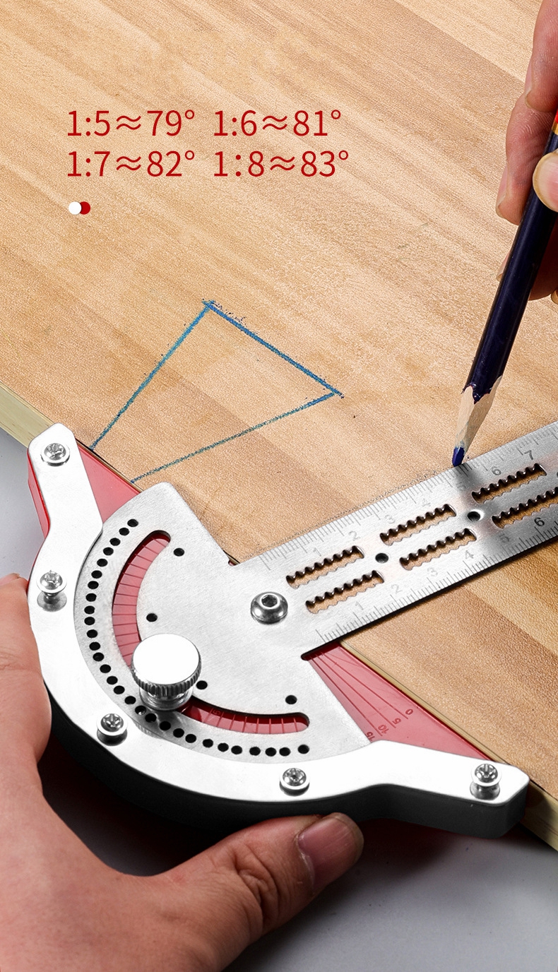 0-180 Degree Angle Gauge Woodw - Workshop Measuring Tools ulasan dan harga