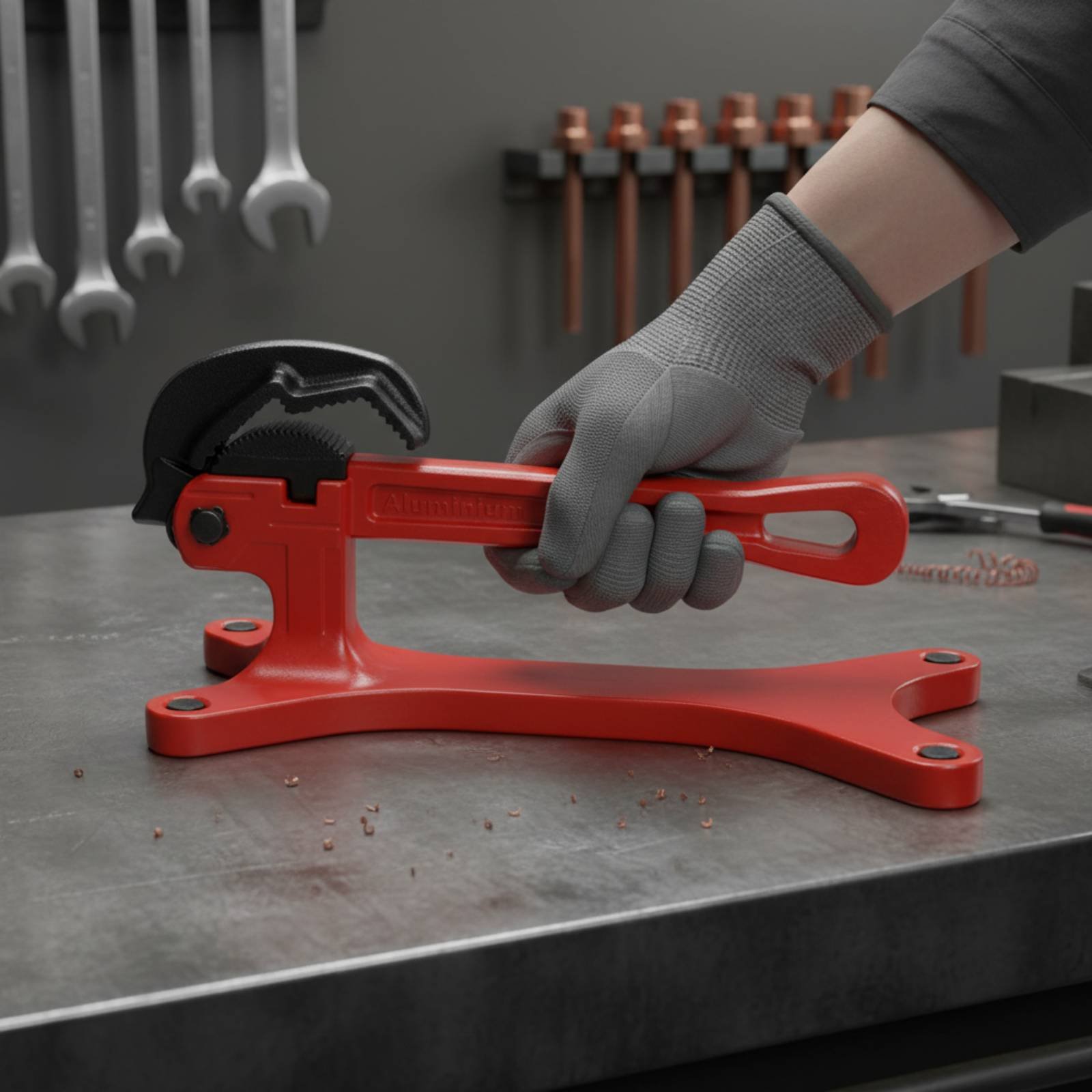 Self-Locking Pipe Wrench Porta - Tools In Workshop ulasan dan harga