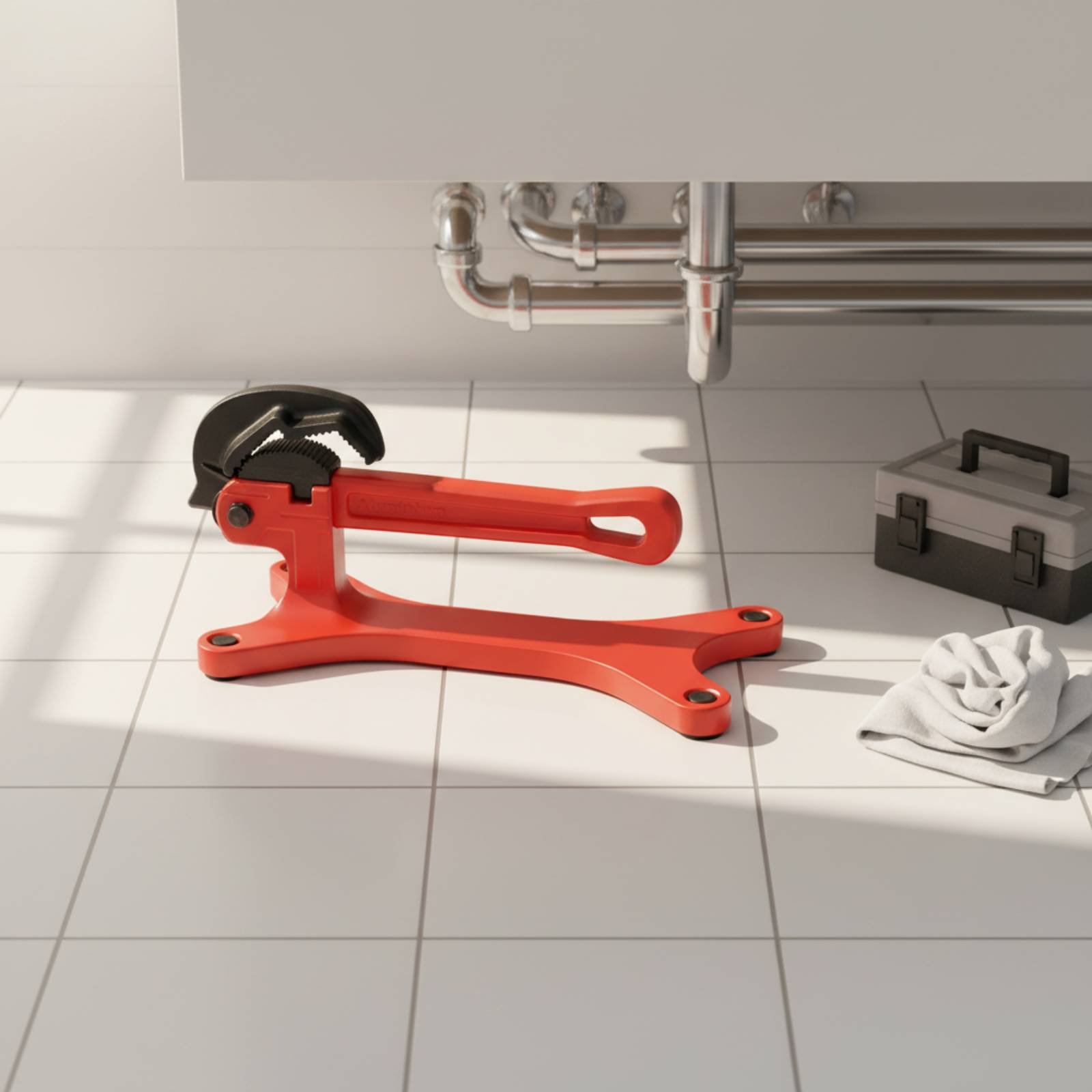 Self-Locking Pipe Wrench Porta - Tools In Workshop ulasan dan harga