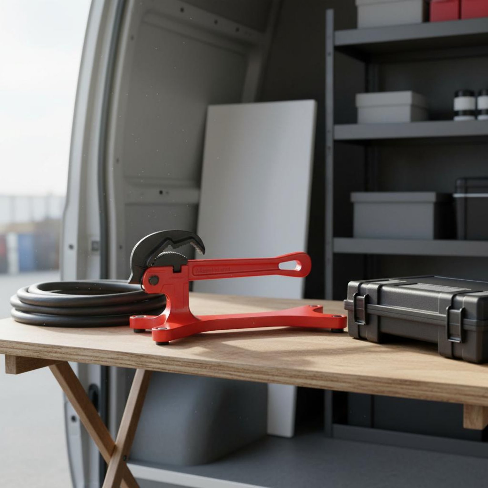Self-Locking Pipe Wrench Porta - Tools In Workshop ulasan dan harga