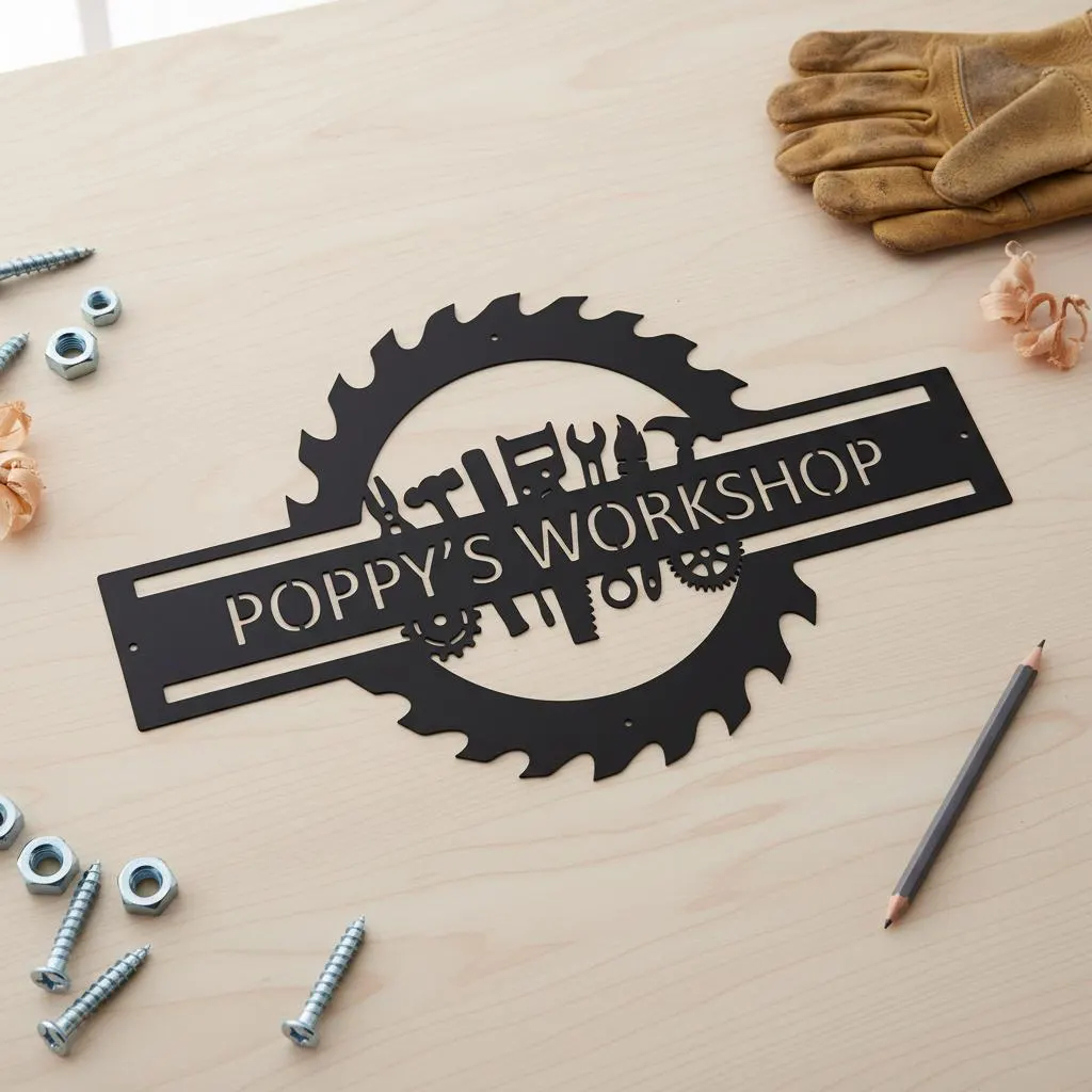 Custom Garage Name Sign,Worksh - Workshop Tools And Names ulasan dan harga