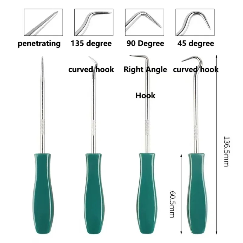 4Pcs 135mm Oil Seal Pick Hooks - Workshop Tools Automotive ulasan dan harga