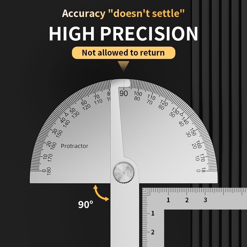 LUXIANZI Stainless Steel Protr - Workshop Measuring Tools ulasan dan harga
