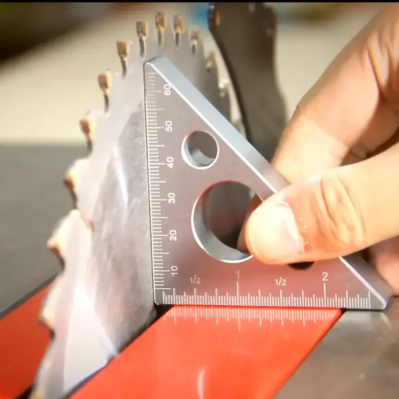 Aluminum 45/90 Degree Triangle - Workshop Measuring Tools ulasan dan harga