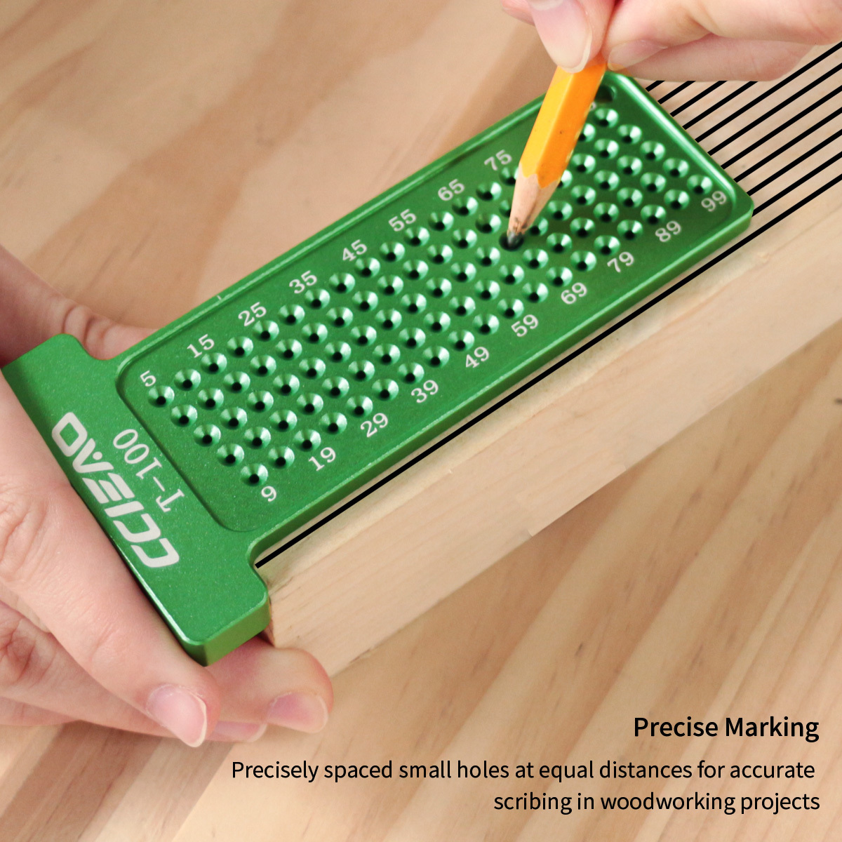 4 Inch/100MM Woodworking Scrib - Workshop Measuring Tools ulasan dan harga