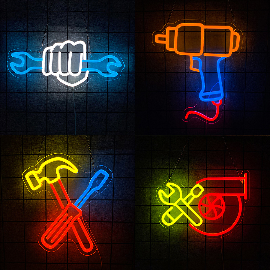 Repair Tools Neon Sign For Wal - Workshop Tools Store ulasan dan harga