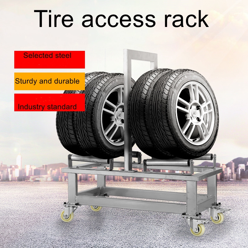 Auto workshop mobile tire rack - Workshop Tools Store ulasan dan harga