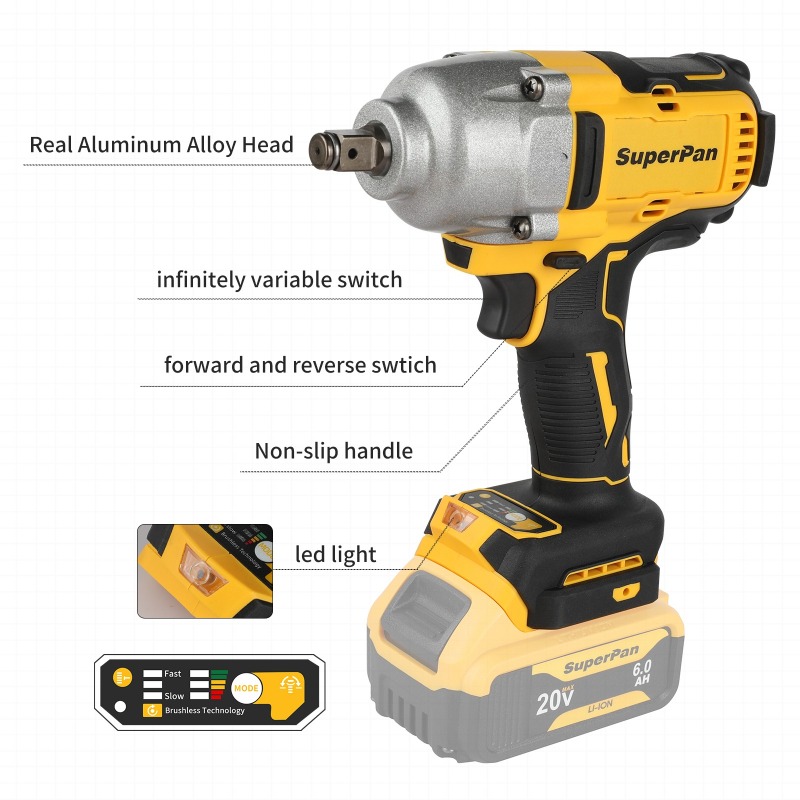 High Torque Cordless Impact Wr - Workshop Tools Automotive ulasan dan harga
