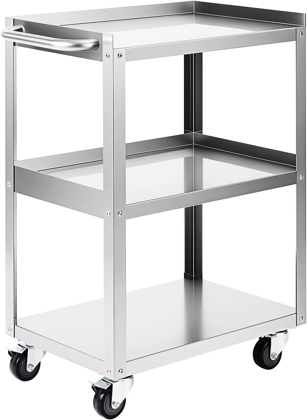 3-Tier Stainless Steel Rolling - Workshop Tools Trolley ulasan dan harga