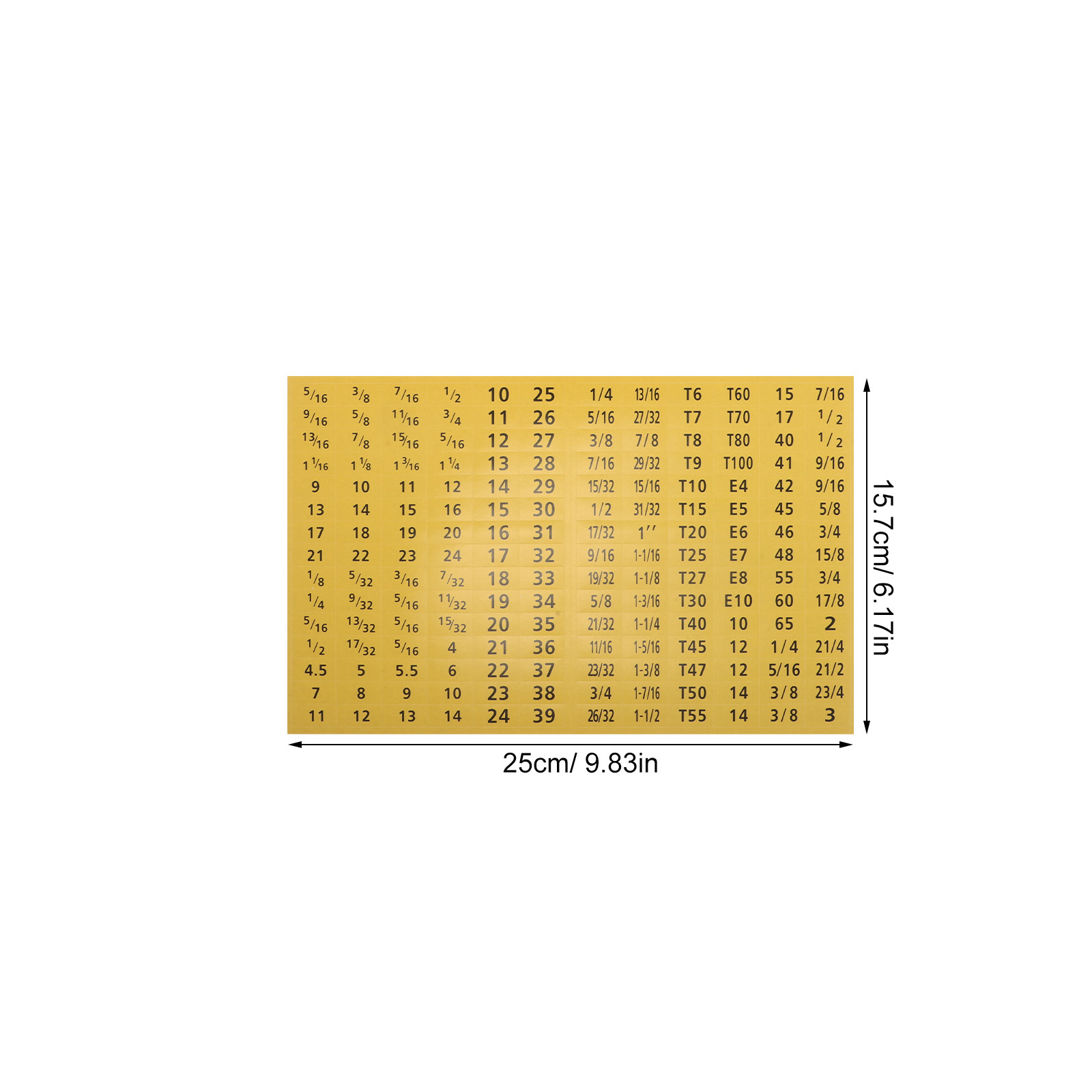 20Sheets Socket Wrench Sticker - Tools In Workshop ulasan dan harga